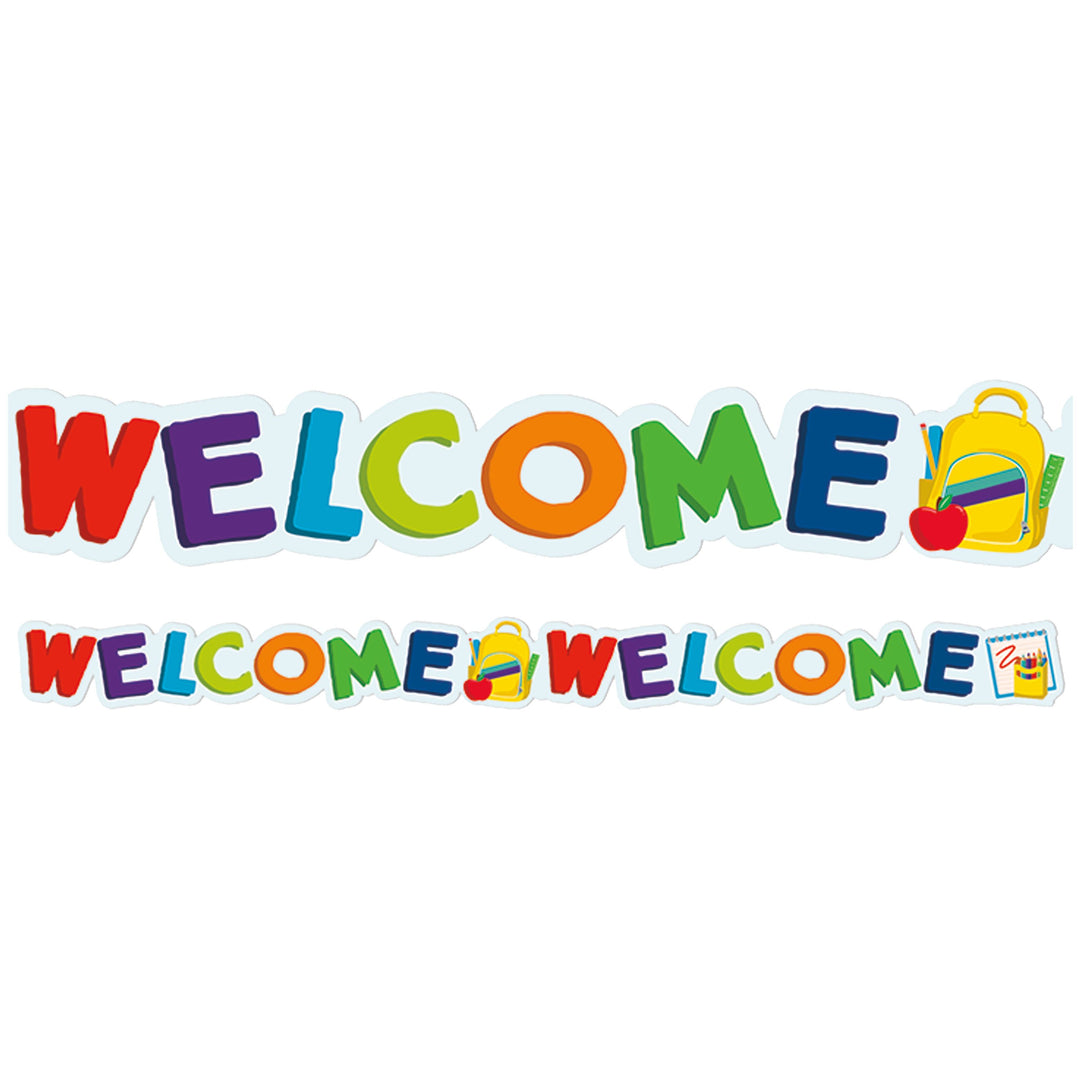 Welcome Deco Trim Extra Wide-Borders-Tools 4 Teaching-Classroom Decor and More