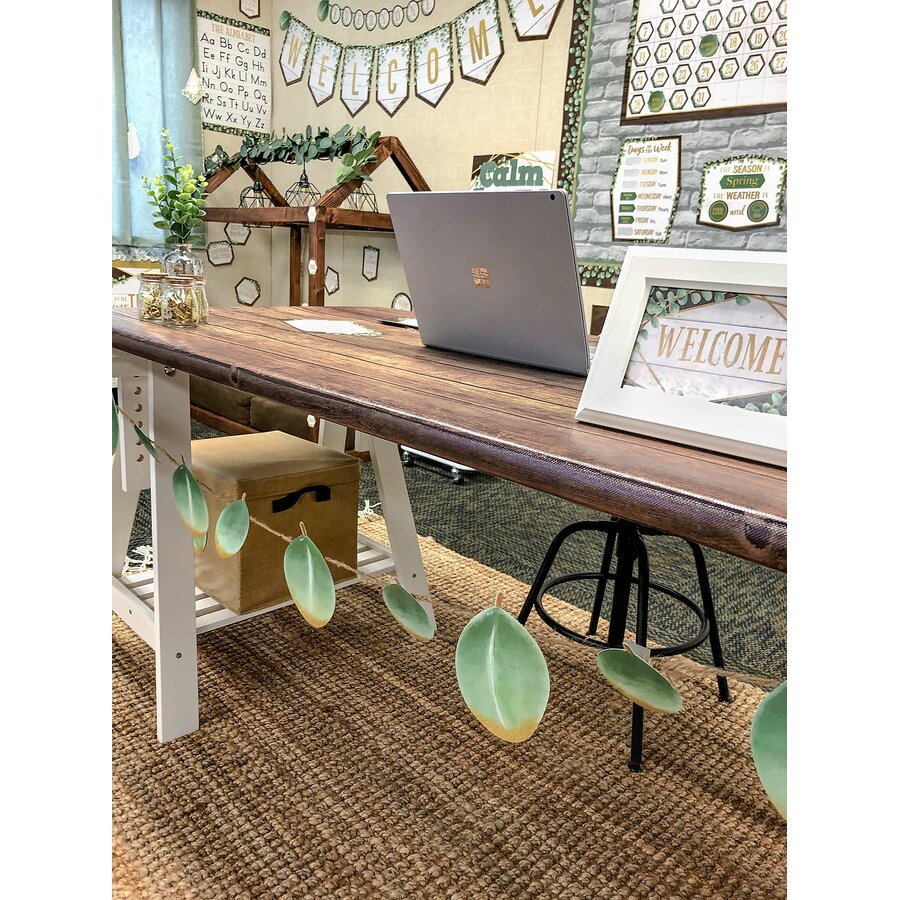 Better Than Paper® Bulletin Board Roll: Dark Wood-Bulletin Board Paper - Better Than Paper-Tools 4 Teaching-Classroom Decor and More