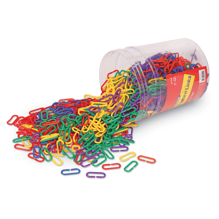 *Link 'N' Learn® Links - 6 Colors, Set of 1000-Numbers, Counting & Sorting-Tools 4 Teaching-Classroom Decor and More
