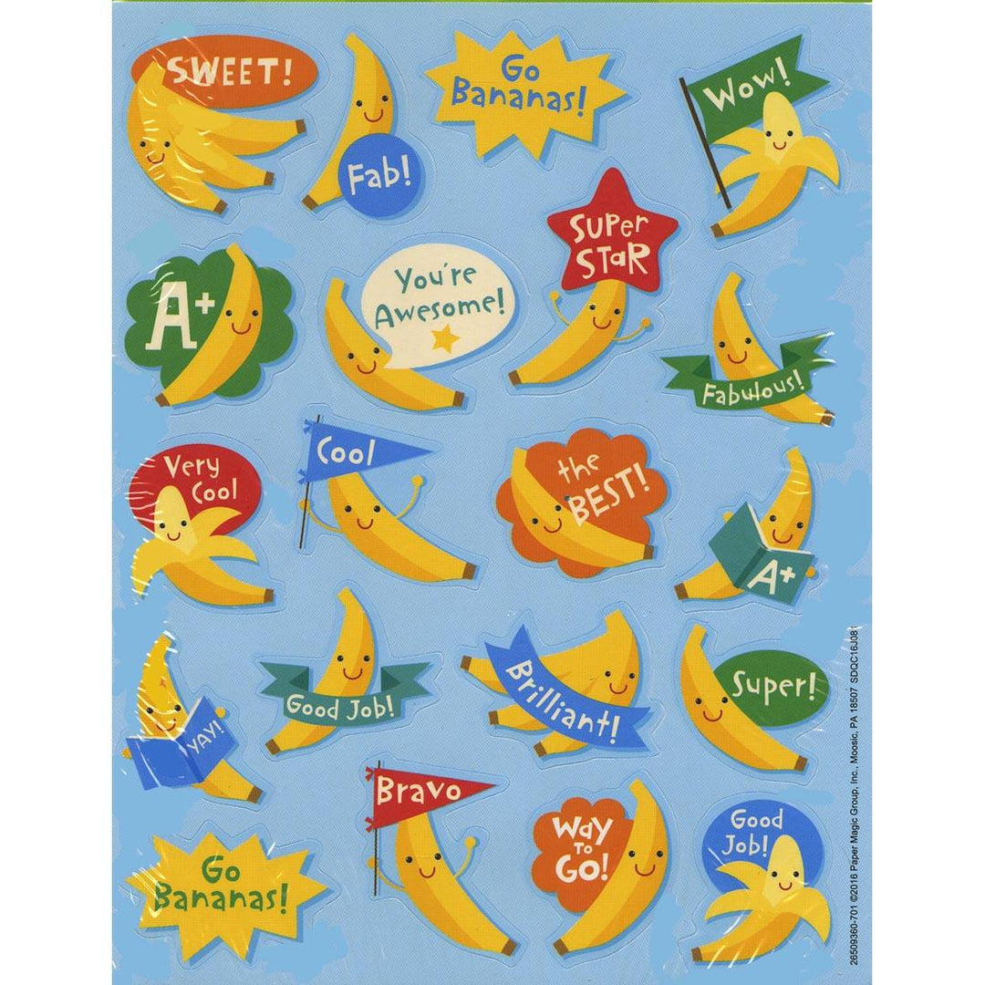 Banana Scented Stickers-Stickers-Tools 4 Teaching-Classroom Decor and More