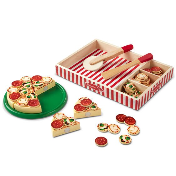 Pizza Party Wooden Play Food-Play Food-Tools 4 Teaching-Classroom Decor and More