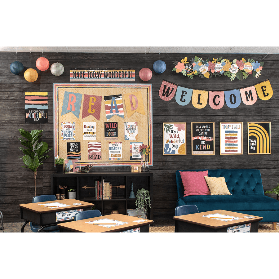 Wonderfully Wild Read Bulletin Board-Bulletin Board Sets-Tools 4 Teaching-Classroom Decor and More