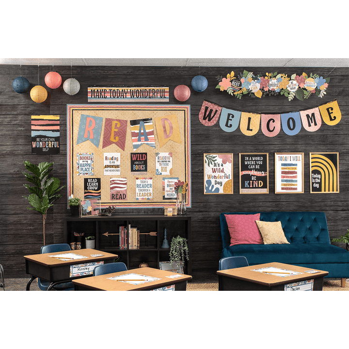 Wonderfully Wild Read Bulletin Board-Bulletin Board Sets-Tools 4 Teaching-Classroom Decor and More