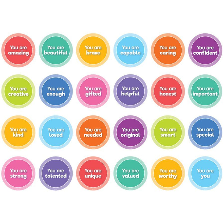 Colorful Magnetic Positive Affirmations-Magnetic-Tools 4 Teaching-Classroom Decor and More