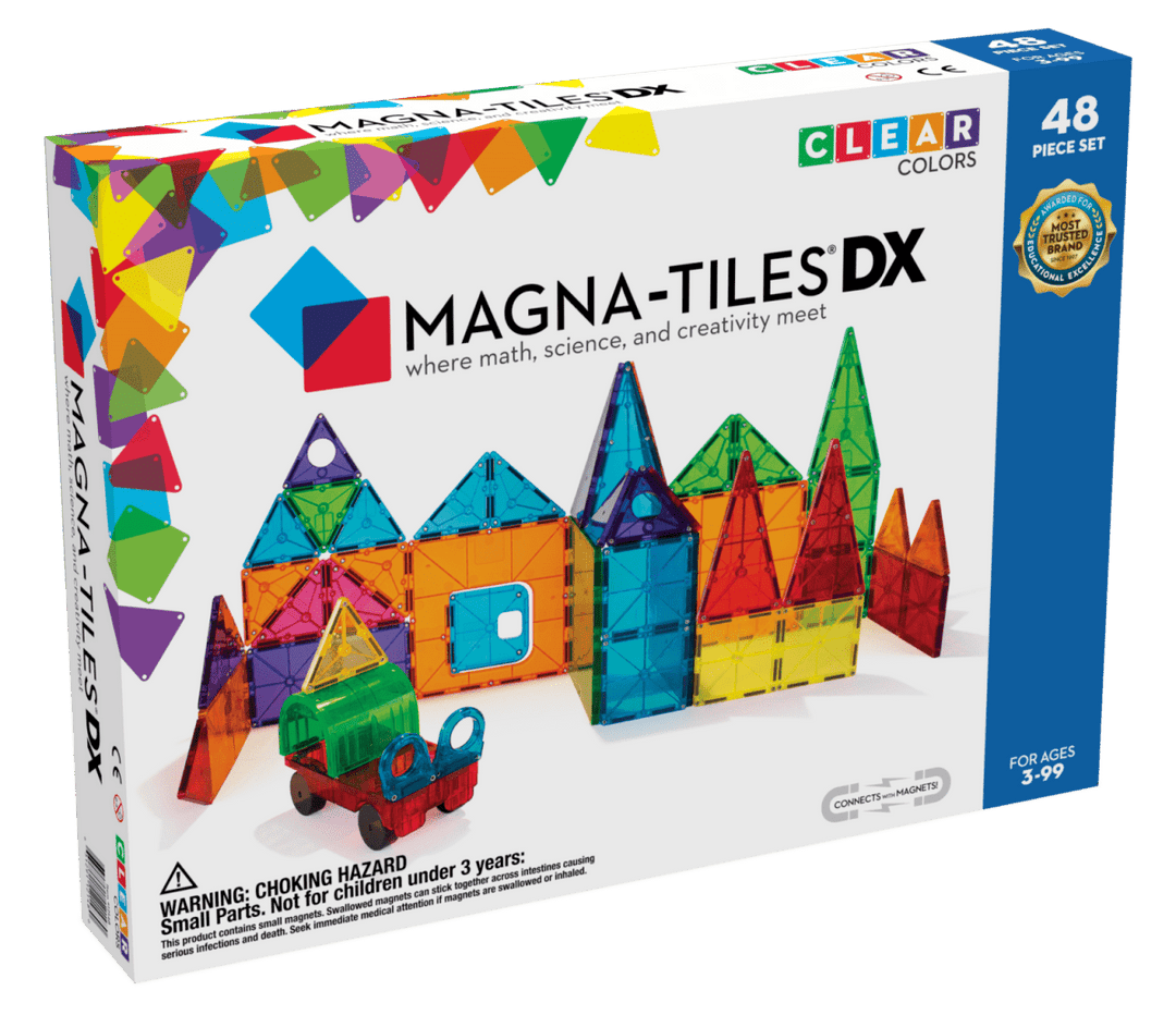 Magna-Tiles® Deluxe 48-Piece Set-Magnatiles-Tools 4 Teaching-Classroom Decor and More