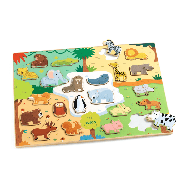 Puzzlo Animo Wooden Puzzle-Puzzles-Tools 4 Teaching-Classroom Decor and More