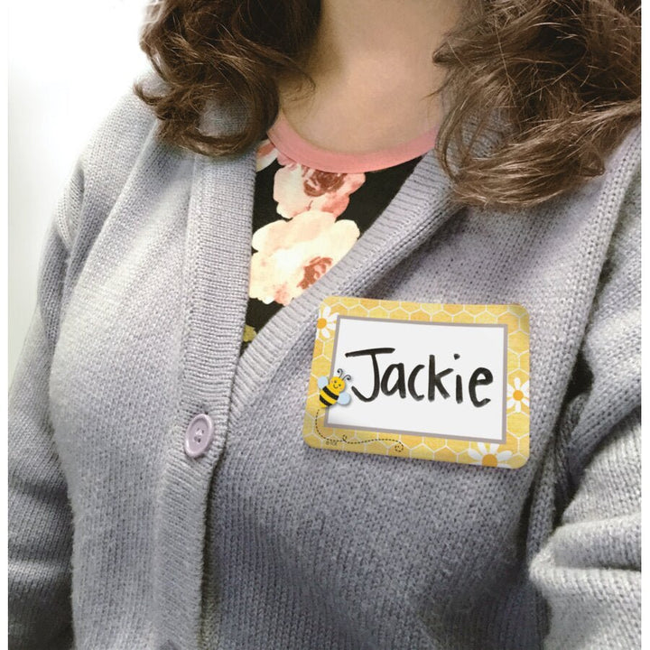 Buzzing Bees Name Tags/Labels - Multi-Pack-Nameplates &amp; Name Tags-Tools 4 Teaching-Classroom Decor and More