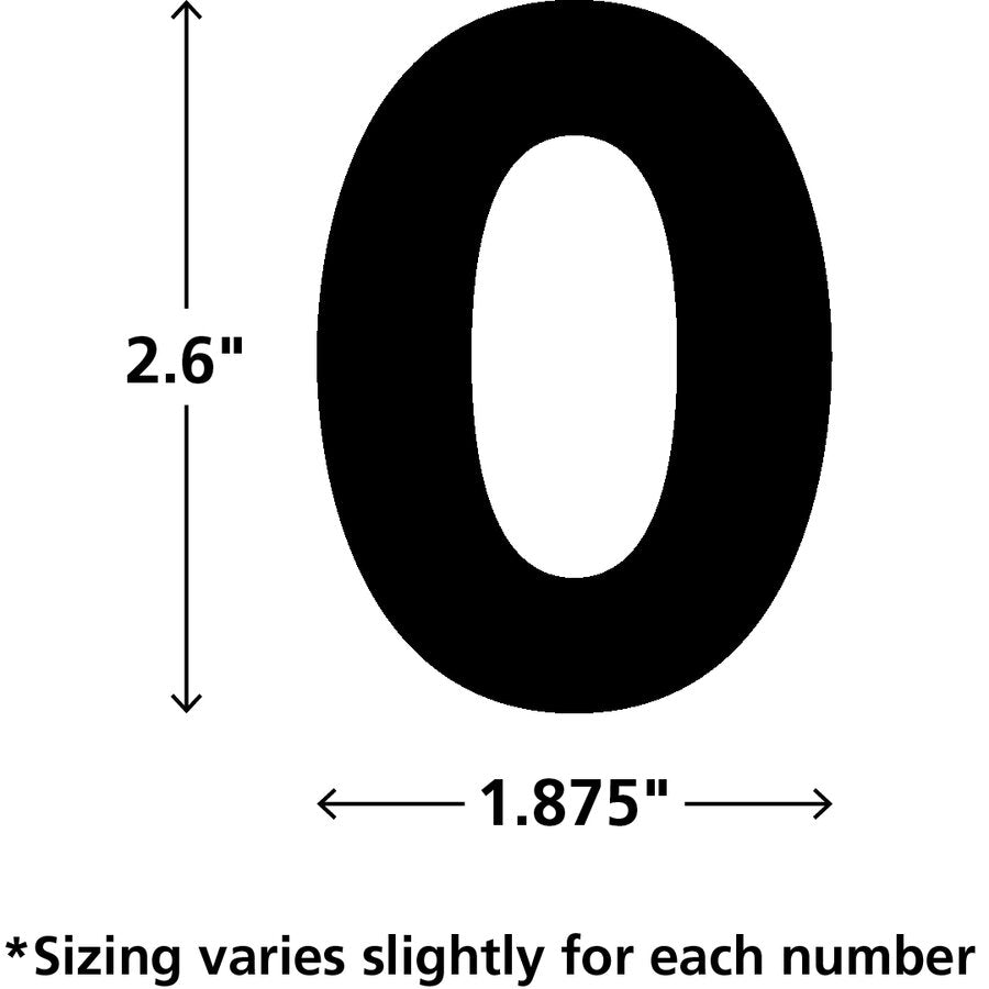 Black Classic 2 1/2" Magnetic Numbers-Magnetic-Tools 4 Teaching-Classroom Decor and More