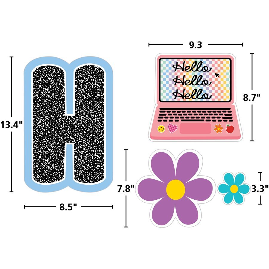 Cool for School Happy You Are Here Bulletin Board-Bulletin Board Sets-Tools 4 Teaching-Classroom Decor and More