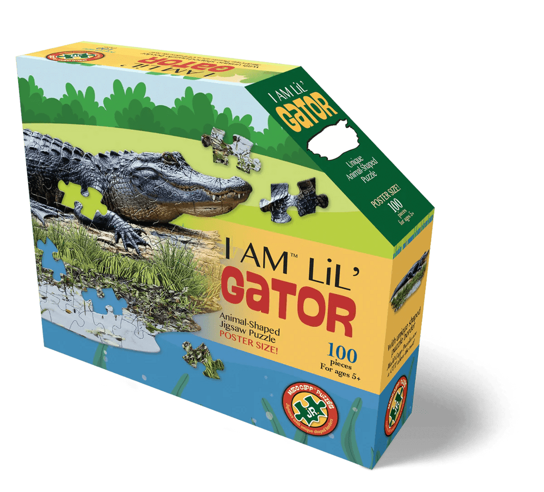 *I AM LiL' GATOR 100 pcs Puzzle-Puzzles-Tools 4 Teaching-Classroom Decor and More
