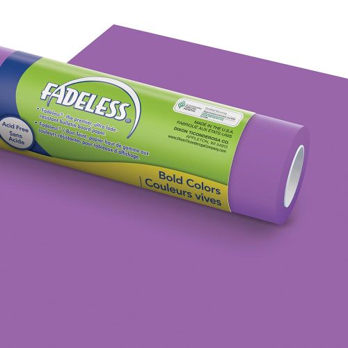Fadeless® Bulletin Board Art Paper 47.25" X 12' - Violet-Bulletin Board Paper - Fadeless-Tools 4 Teaching-Classroom Decor and More