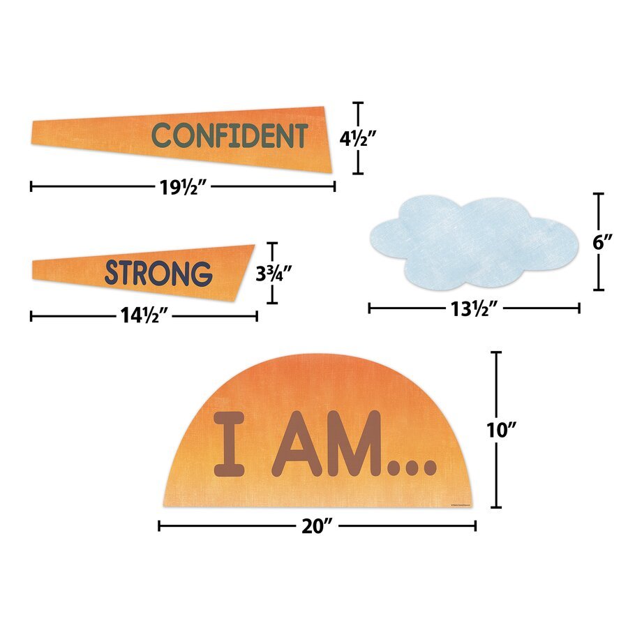 Moving Mountains Road Trip Sun Positive Affirmations Bulletin Board-Bulletin Board Sets-Tools 4 Teaching-Classroom Decor and More