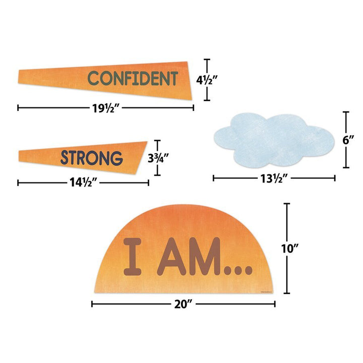 Moving Mountains Road Trip Sun Positive Affirmations Bulletin Board-Bulletin Board Sets-Tools 4 Teaching-Classroom Decor and More