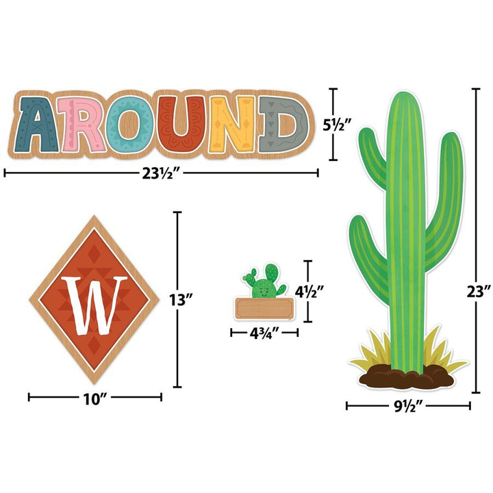 Happy Cactus Crew Welcome Bulletin Board-Bulletin Board Sets-Tools 4 Teaching-Classroom Decor and More