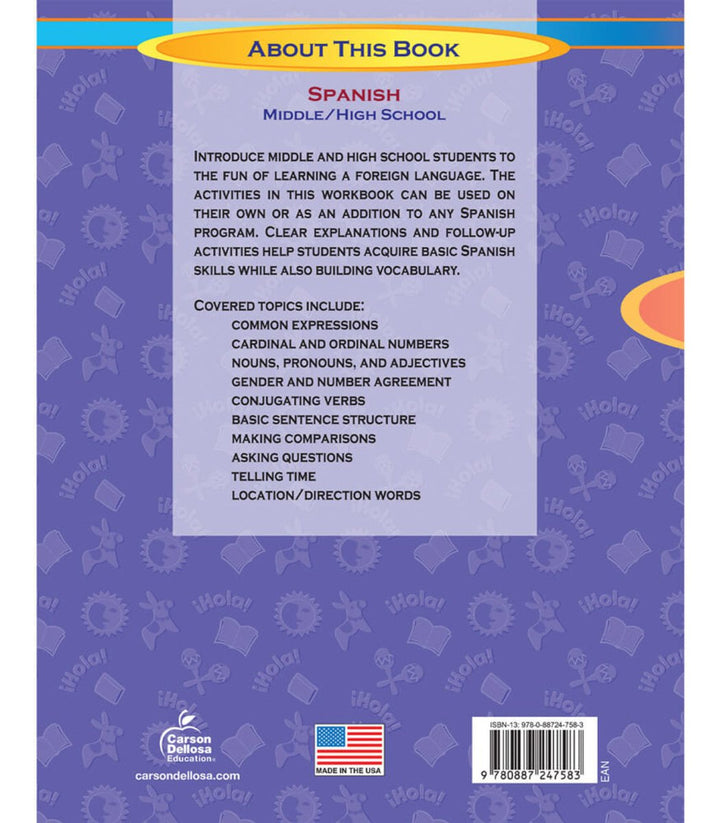Skills for Success Spanish Resource Book Grade 6-12 Paperback-Writing-Tools 4 Teaching-Classroom Decor and More