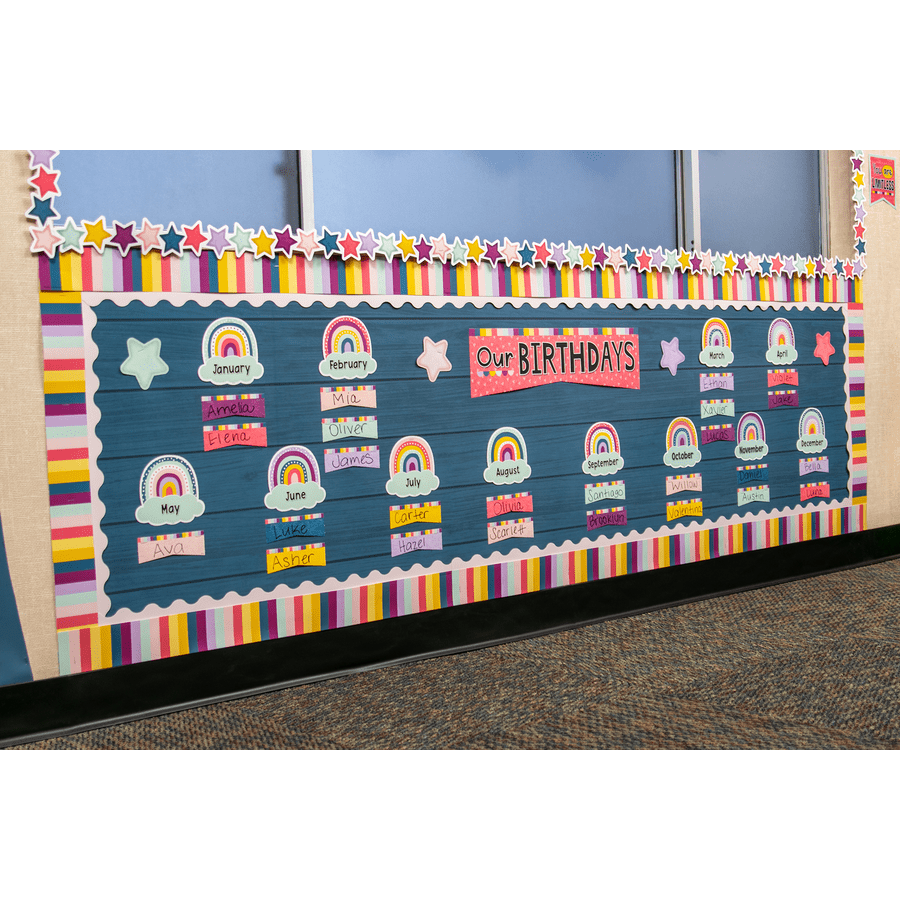 Oh Happy Day Our Birthdays Mini Bulletin Board-Mini Bulletin Boards-Tools 4 Teaching-Classroom Decor and More