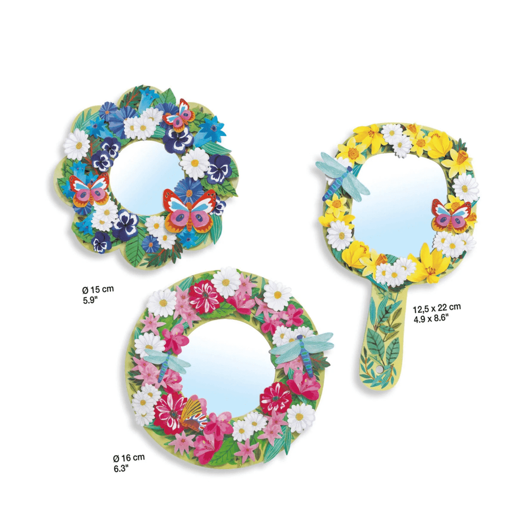 *Pretty Flower DIY Mirrors Craft Kit-Craft Activity-Tools 4 Teaching-Classroom Decor and More