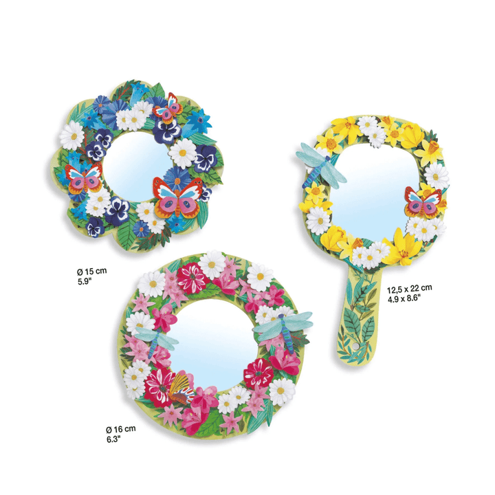 *Pretty Flower DIY Mirrors Craft Kit-Craft Activity-Tools 4 Teaching-Classroom Decor and More