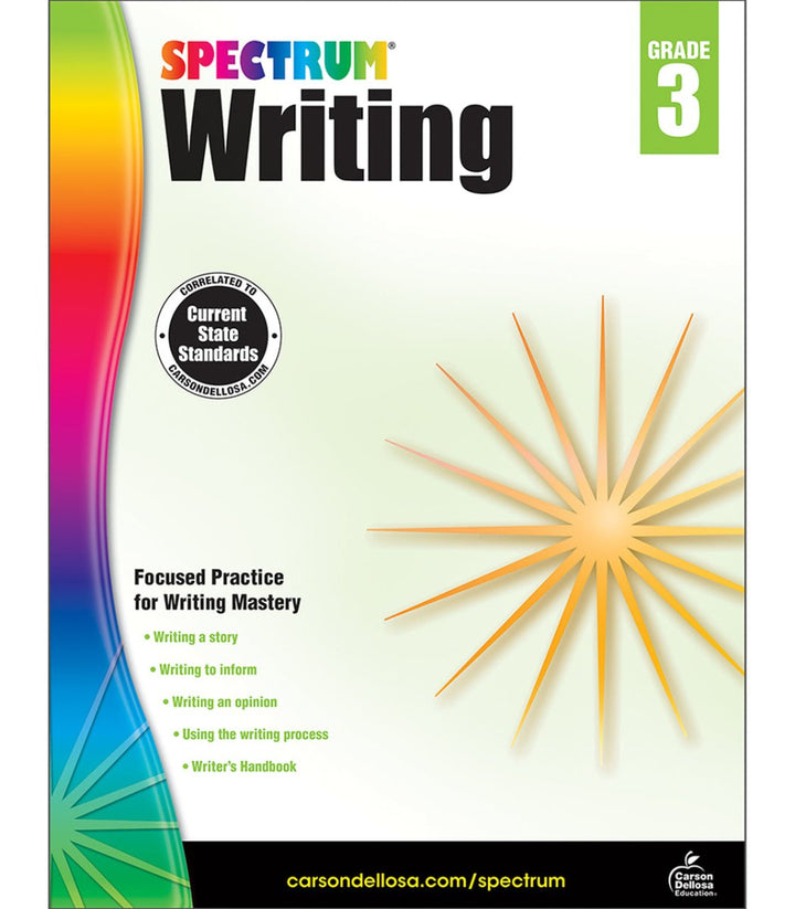 Spectrum Writing Workbook Paperback-ELA Books-Tools 4 Teaching-Classroom Decor and More