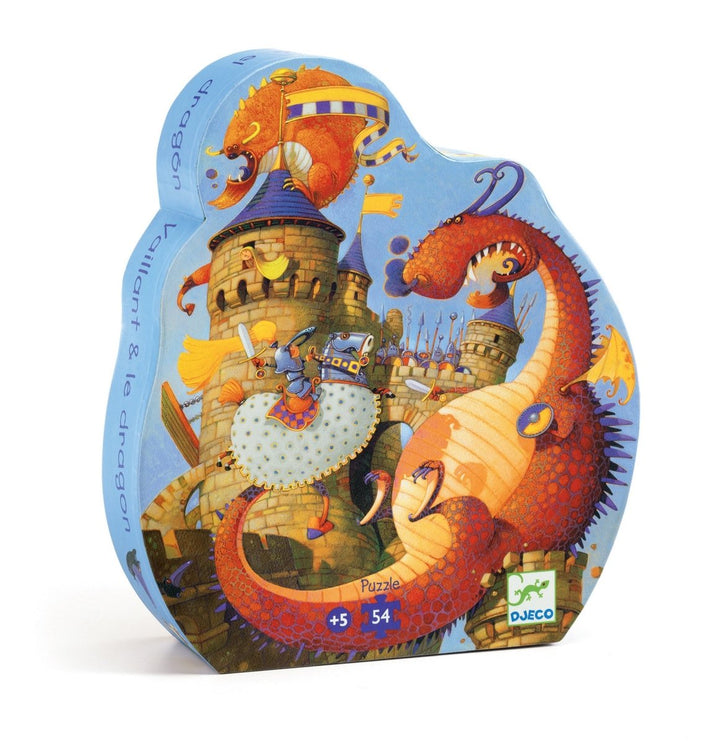 Valliant & The Dragon 54pc Silhouette Jigsaw Puzzle-Puzzles-Tools 4 Teaching-Classroom Decor and More