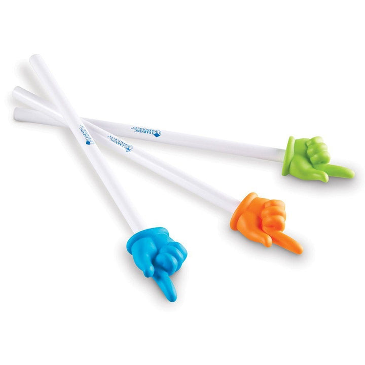 15" Rainbow Hand Pointers (Assorted)-Classroom Essentials-Tools 4 Teaching-Classroom Decor and More