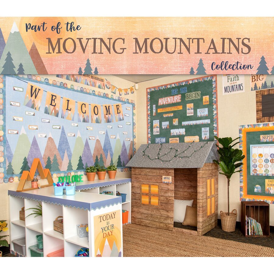 Better Than Paper® Bulletin Board Roll: Moving Mountains-Bulletin Board Paper - Better Than Paper-Tools 4 Teaching-Classroom Decor and More