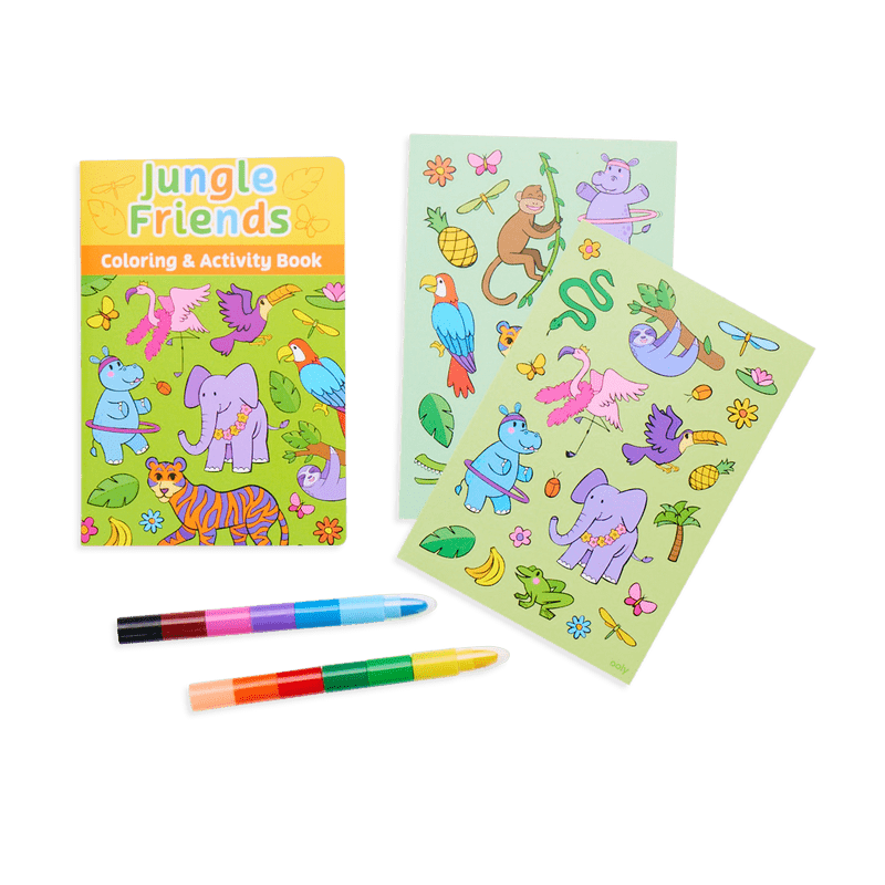 *Mini Traveler Coloring and Activity kit- Jungle-Travel-Tools 4 Teaching-Classroom Decor and More