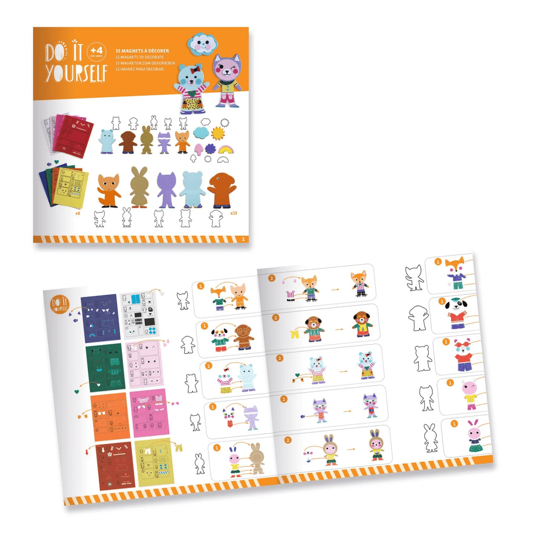 Funky Family Magnets-Craft Activity-Tools 4 Teaching-Classroom Decor and More